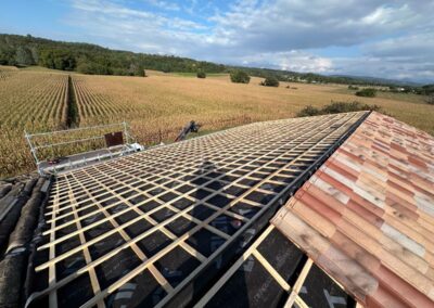 Robin Vinay - Toiture : isolant et tuiles