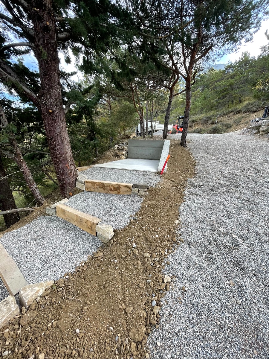 Robin Vinay - coffrage terrassement